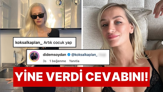 Didem Soydan, Son Pozuna Gelen "Artık Çocuk Yap" Yorumuna Yine Kitabın Ortasından Yanıt Verdi!