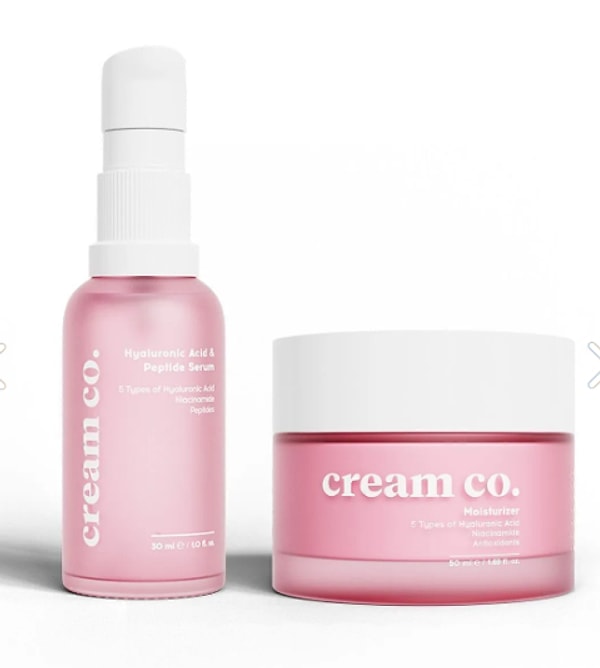 1. Cream Co. Canlandırıcı Cilt Tonu Eşitleyici Aydınlatıcı Dolgunlaştırıcı Nemlendirici İkili