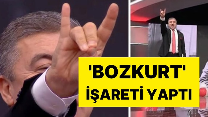 İsmail Küçükkaya'dan Canlı Yayında Şaşırtan Hareket: 'Bozkurt' İşareti Yaptı