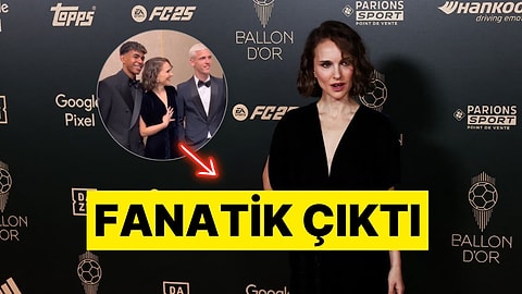 Hollywood Yıldızı Natalie Portman'dan Ballon d'Or'a Damga Vuran Hareket!