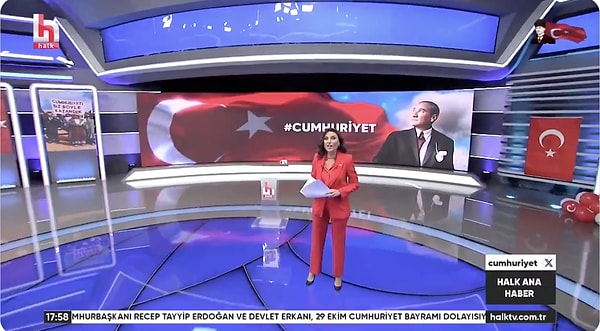 Üner bu kez de 29 Ekim Cumhuriyet Bayramı kutlanırken "cumhuriyet" temalı bir konuşma yapmaktan geri kalmadı.