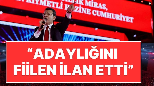 İmamoğlu'nun 29 Ekim Konuşmasına Dikkat Çeken Yorum!