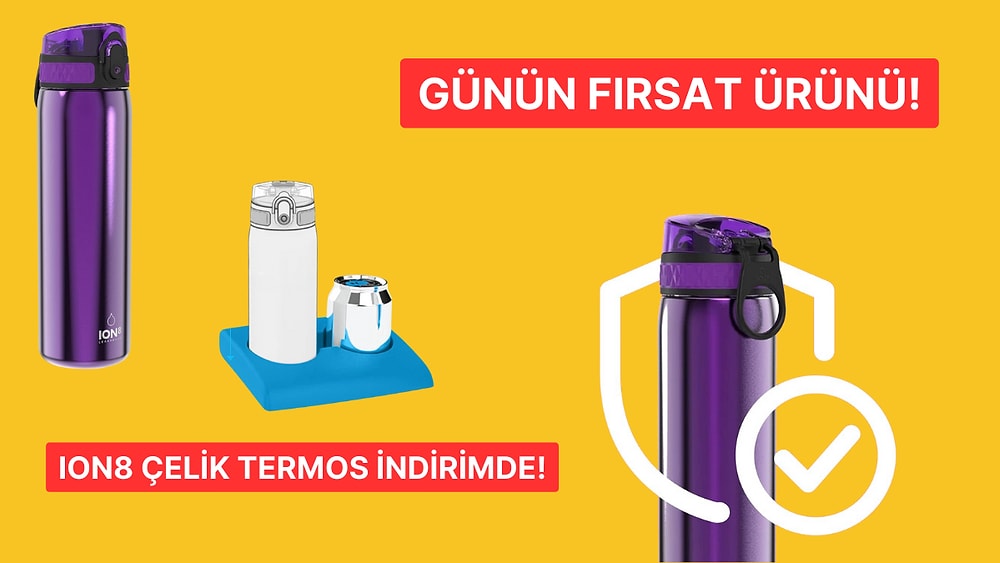 Günün Fırsatı:  Ion8 Çelik Kolay Açılır Su Şişesi İndirimde!