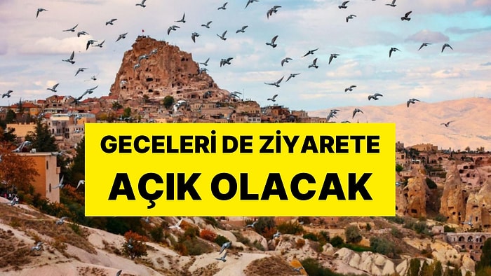 Bakan Ersoy Sosyal Medya Hesabından Duyurdu: Güvercinlik Vadisi Geceleri de Ziyarete Açık Olacak