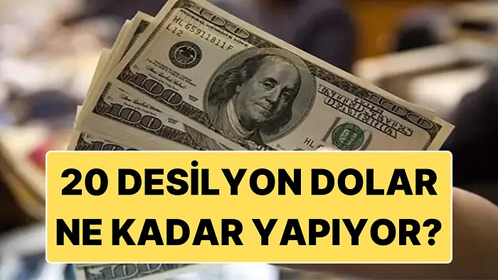 20 Desilyon Dolar Kaç TL Eder? Desilyonda Kaç Sıfır Var?