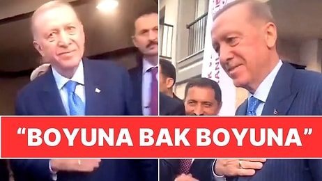 "Boyuna Bak Boyuna": Cumhurbaşkanı Erdoğan'ı İltifatlarıyla Güldüren Kadın Gündem Oldu!