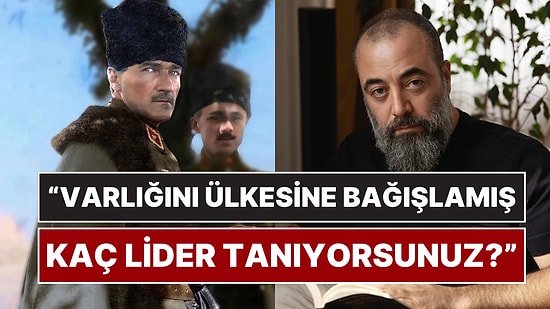 Atatürk Filmi ve Kızıl Goncalar'ın Senaristi Necati Şahin'den Ders Niteliğinde Cumhuriyet Mesajı!