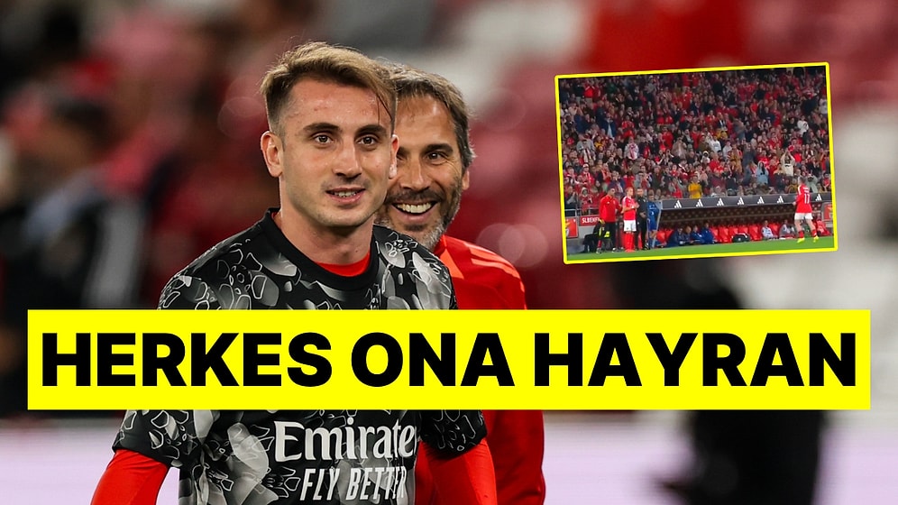 Benfica Taraftarları Kerem Aktürkoğu'nu Santa Clara Maçında Ayakta Alkışladı!