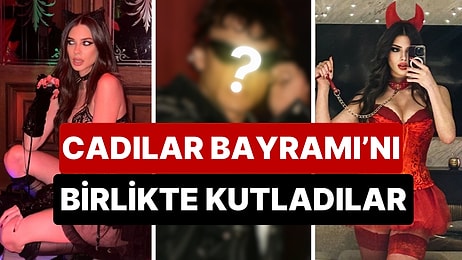 Defne Samyeli'nin Kızları Derin ve Deren Talu İkilisi Cadılar Bayramı'nı Edis'le Birlikte Kutladı!