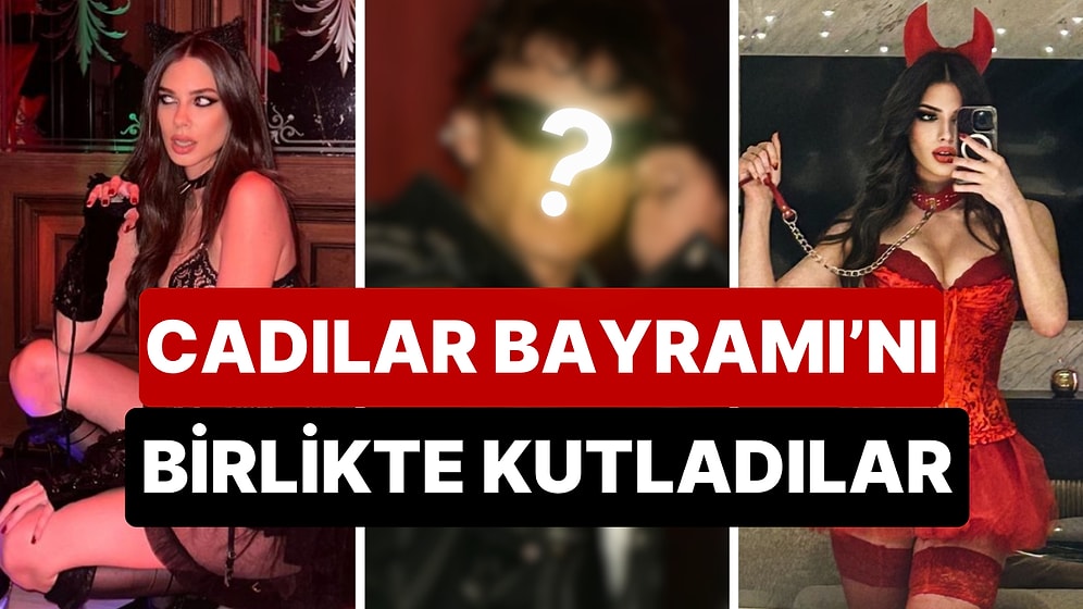 Defne Samyeli'nin Kızları Derin ve Deren Talu İkilisi Cadılar Bayramı'nı Edis'le Birlikte Kutladı!