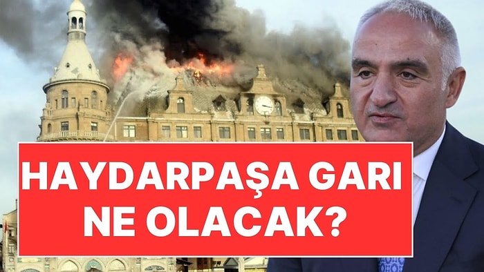 2010 Yılında Yanan Haydarpaşa Garı'nın AVM Yapılacağı İddiasına Bakan'dan Yanıt Geldi!