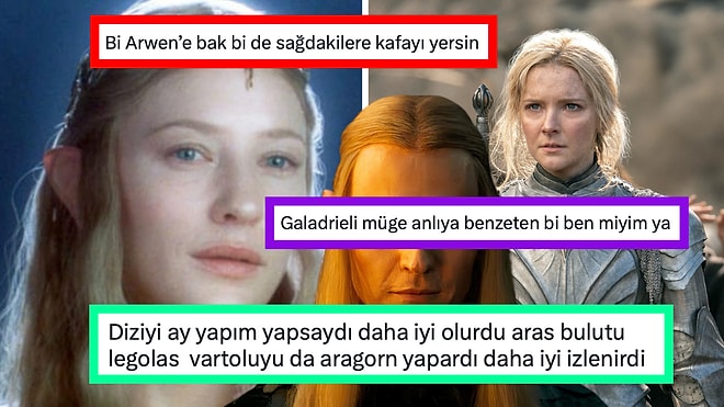 Yüzüklerin Efendisi ile Güç Yüzükleri Oyuncularını Kıyaslayan Kişiye Gelen Birbirinden Goygoy Dolu Yorumlar