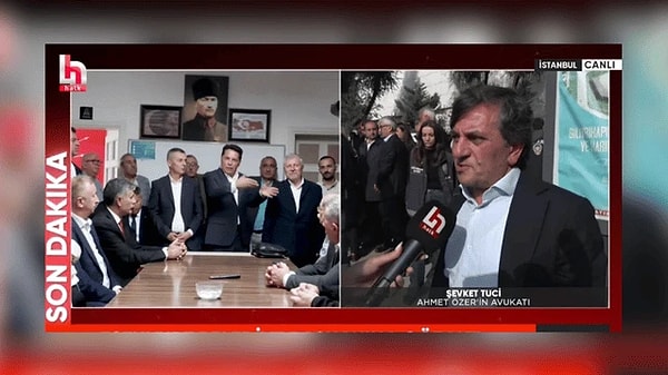 Avukat Şevket Tuçi ise sürecin başından beri müvekkili Ahmet Özer'e destek veren isimlerden.