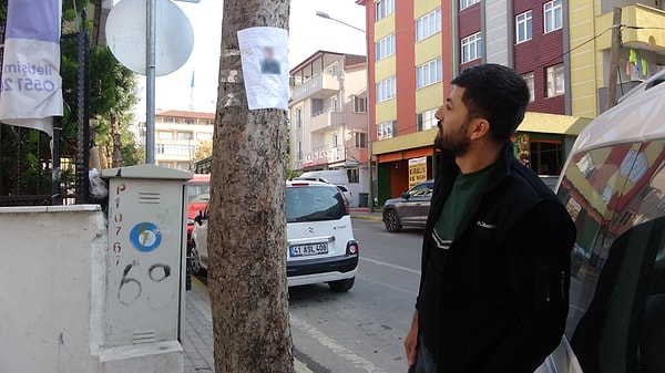 Kocaeli’nin Körfez ilçesi sakinleri, sokaklarda direklere asılan ve üzerinde bir erkeğin fotoğraflarının yer aldığı ilanlar ile merak içine girdi.