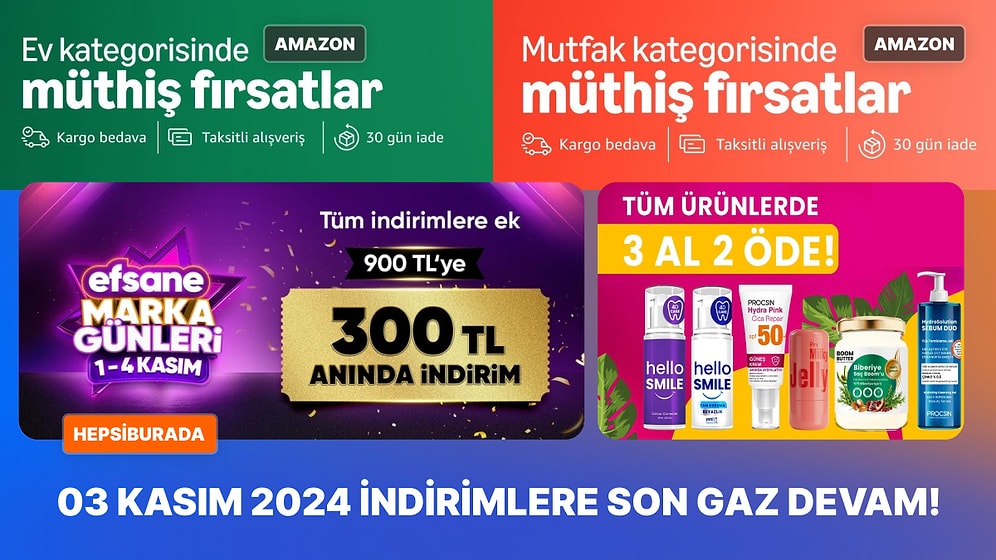 Bugün Hangi Markette ve Markada İndirim Var? 3 Kasım 2024 Fiyatı Düşen Ürünler