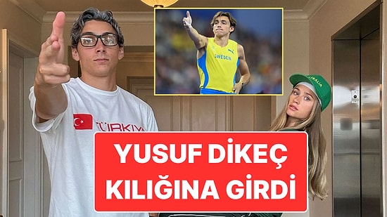 Sırıkla Atlamada Dünya Rekortmeni Olan Armand Duplantis, Cadılar Bayramı’nda Yusuf Dikeç Pozu Verdi!