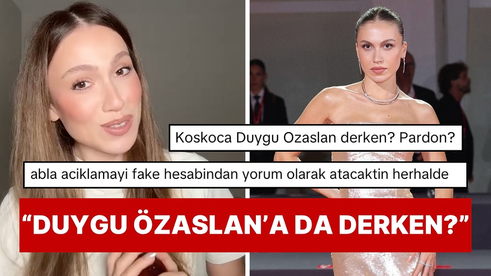 Orijinal Aldığını Zannederken Sahte Parfüm Alan Duygu Özaslan'ın Açıklaması "Kibrin de Bu Kadarı" Dedirtti!