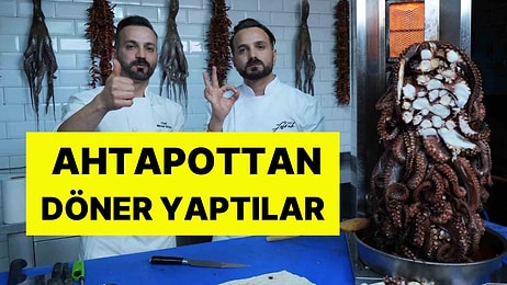 Bu da Oldu! Yeni Lezzet Herkesi Şaşırttı: Ahtapottan Döner Yaptılar