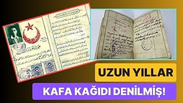 8. Eskiler Nüfus Cüzdanına Neden Kafa Kağıdı Derdi?