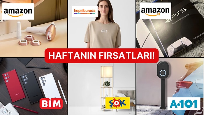 Haftanın Tüm İndirimleri Burada! Hepsiburada'dan Amazon'a Dikkat Çeken İndirimler ve Aktüel Katalogları