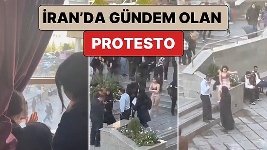 İran'da Bir Üniversite Öğrencisi Zorunlu Örtünme Kurallarını Protesto Etmek İçin Kıyafetlerini Çıkardı