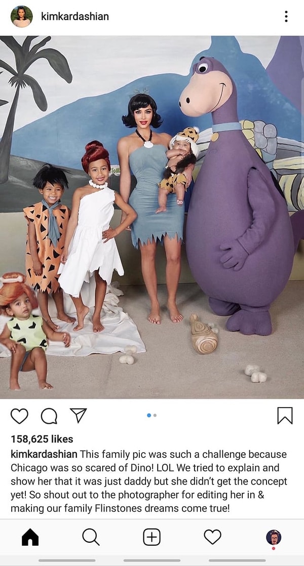 In 2019, Kanye West and his family transform into the Flintstones!