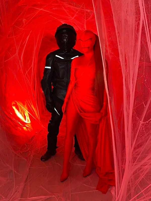 We also saw Kanye and Kim in Balenciaga costumes!