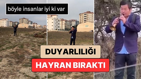 Yol Kenarında Zurna Çalan Çinli'nin Sırrı Çözüldü: "İnsanları Rahatsız Etmemek İçin Şehirden Uzakta Çalıyorum"