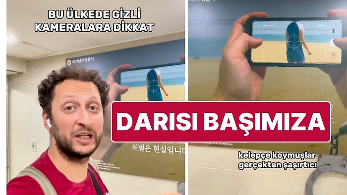 Güney Kore'de Gizlice Fotoğraf Çekenlere Verilen Caydırıcı Cezalar ''Darısı Ülkemizin Başına'' Dedirtti