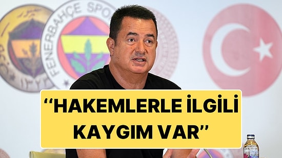 Fenerbahçe Asbaşkanı Acun Ilıcalı'dan Derbi Öncesi Çok Konuşulacak Açıklama: ''Hakemlerle İlgili Kaygım Var''