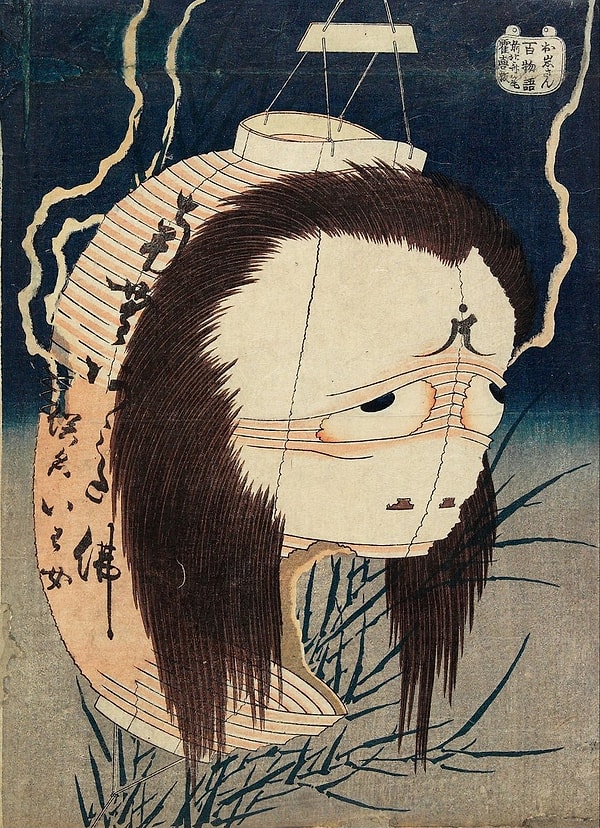 8. "Oiwa Hayaleti" - Hokusai