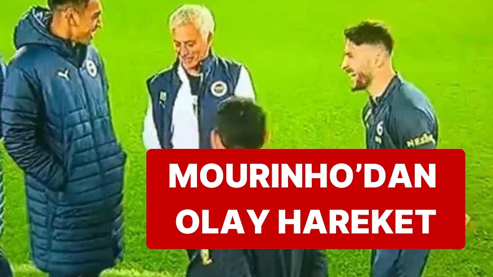 Trabzonspor - Fenerbahçe Maçı Başlamadan Mourinho'nun Hareketi Olay Oldu