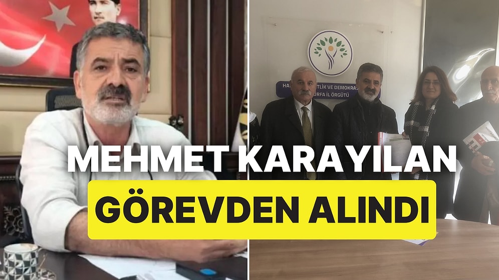 Mehmet Karayılan Kimdir? Halfeti Belediye Başkanı Neden Görevden Alındı?