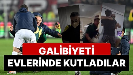 Amrabat'ın Son Dakika Golüne Fenerbahçeliler Evlerinde Yaptıkları Çılgın Sevinçlerle Katıldılar