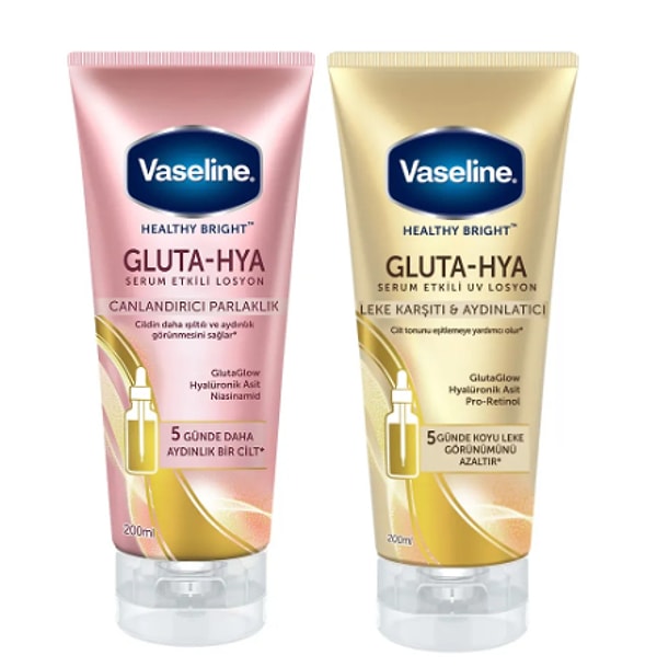 9. Vaseline Gluta Hya Serum Etkili Losyon 200 ml Gluta Hya Serum Etkili Uv Losyon 200 ml