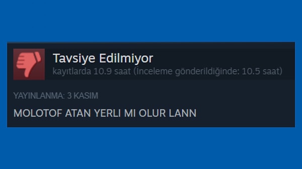 Medeniyet bu değil.