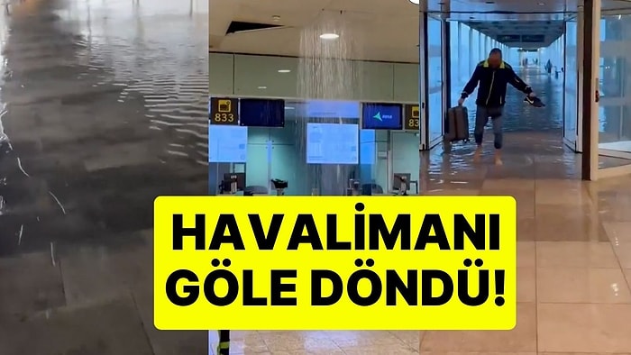 Barselona'da Şiddetli Yağış Kenti Vurdu! Havalimanı Göle Döndü