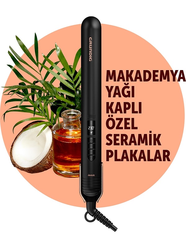 Grundig HS 7030 NaturaShine Saç Düzleştirici