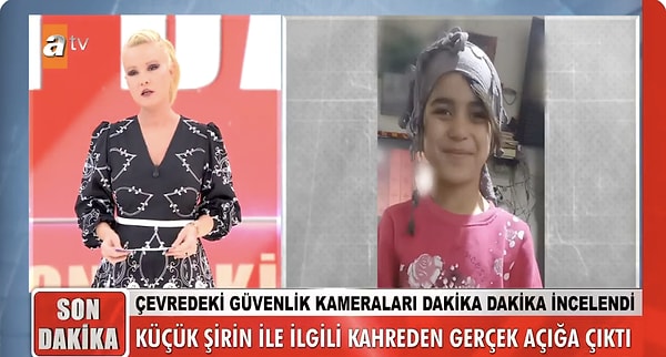 Bu acı haberin ardından Şirin'in katilinin cinayeti itiraf etmek zorunda kaldığı öğrenildi. Küçük kızın öldürülmeden çok kısa bir süre önce katiliyle görüntüleri ortaya çıktı.