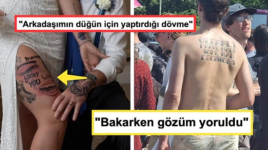 Yaptırdıkları Göz Kanatan Dövmelerle Görenlere Uzun Uzun Hayatı Sorgulatan Pek Bi' Acayip Kişiler