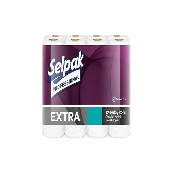 Selpak Professional Extra Tuvalet Kağıdı - 3 Paket, 24'lü (3x24), 72 Rulo