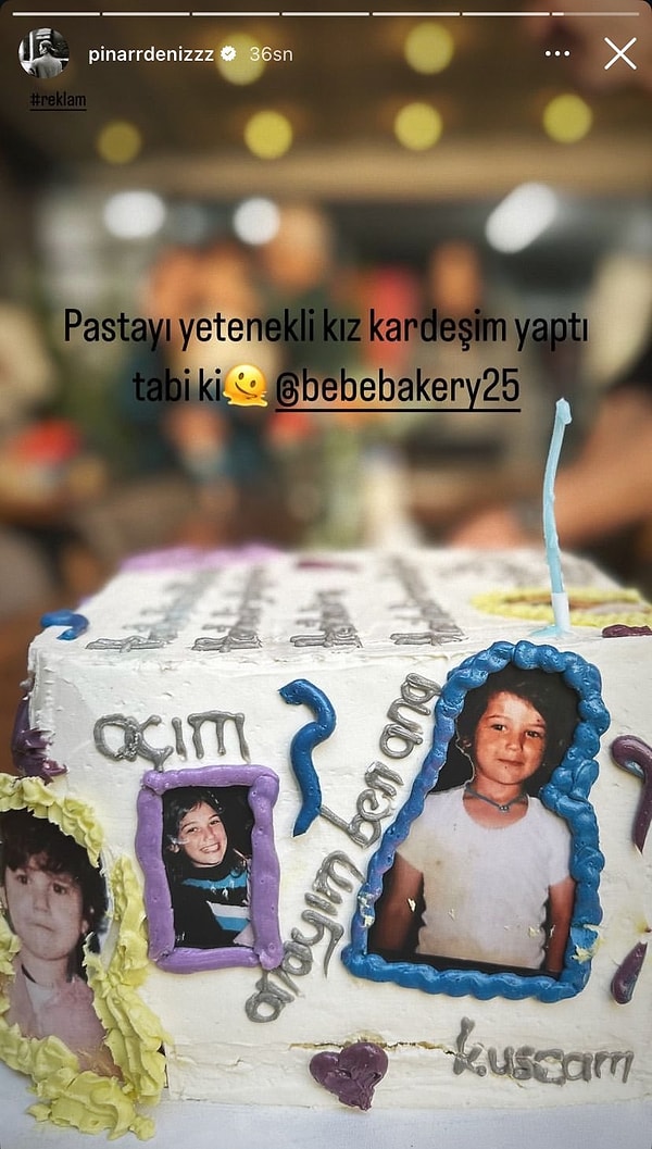 Görenlere "Tam bir hamile pastası" dedirten eğlenceli kareler tabii ki büyük beğeni topladı.