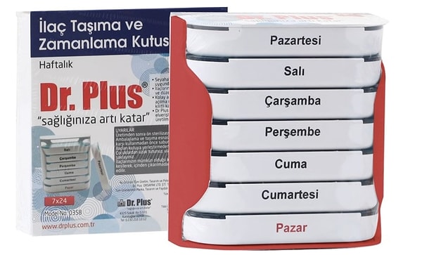 Dr. Plus İlaç Saklama Kutusu