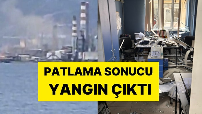 Birçok İlçe Sallandı! İzmit TÜPRAŞ'ta Patlama: Hisseler İşleme Kapatıldı