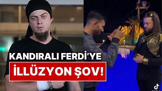 Yetenek Sizsiniz ile Ünlenen İllüzyonist Aref, Kandıralı Ferdi’ye Şov Yaptı!