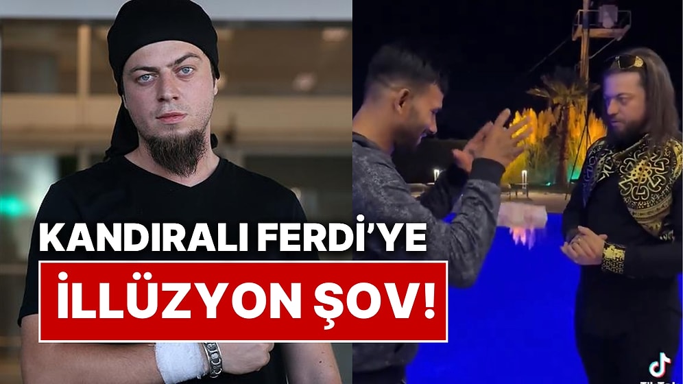 Yetenek Sizsiniz ile Ünlenen İllüzyonist Aref, Kandıralı Ferdi’ye Şov Yaptı!