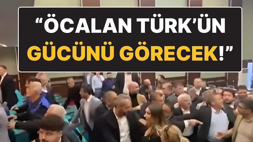 Kağıthane Belediye Meclisi’nde Kavga: “Öcalan Türk’ün Gücünü Görecek” Diye Slogan Attı!