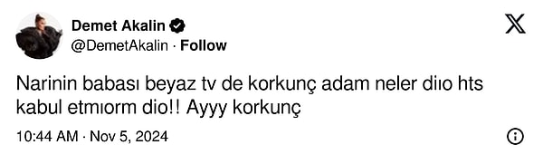 Bu durum, sosyal medyada Narin hakkındaki gelişmeleri başından beri takip eden ünlü şarkıcı Demet Akalın'ın da tepkisini çekti.👇🏻