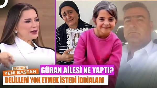 Olayın aydınlatılması için beklenen duruşma yaklaşırken, Narin Güran'ın babası Arif Güran, Esra Ezmeci'nin sunduğu Yeni Baştan programına konuk oldu.