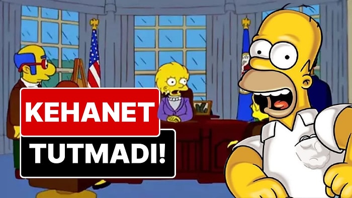 Simpsonlar ABD Seçimlerinde Yanıldı! Başkanlık Seçimleri Kehaneti Fiyaskoyla Sonuçlandı